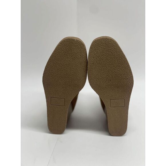 Sun + Stone Women's Camillia Wedge Bootie - Tan Micro 7M - Picture 4 of 7